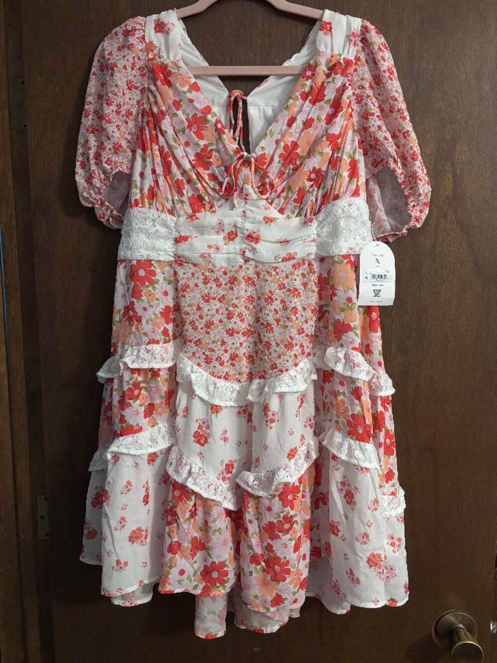 ARULA Patchwork Mini Dress Size XL